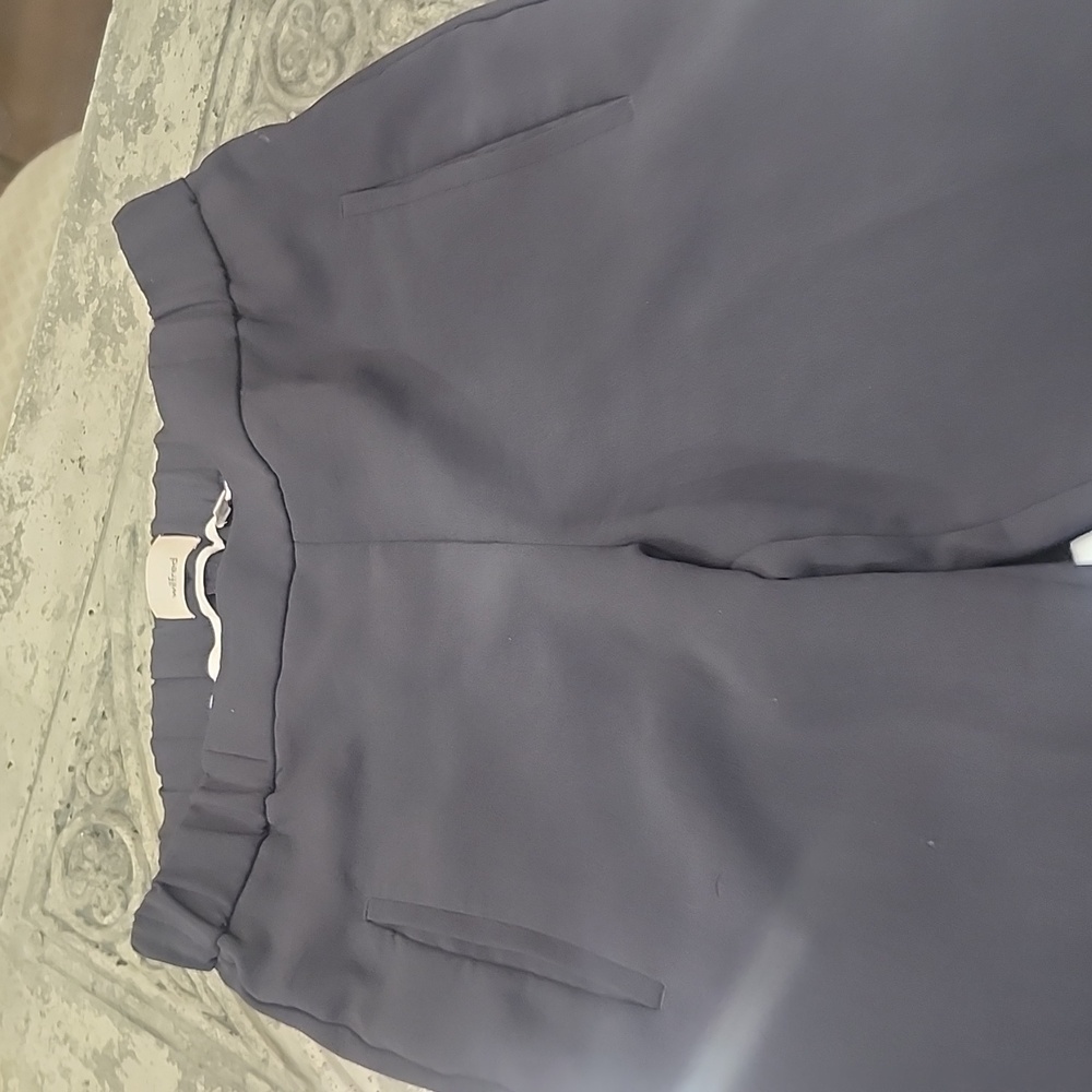 Aritzia Wilfred Darontal Gray Crepe Pull On Gray Trousers 6 - Picture 5 of 11